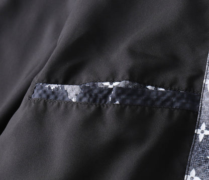 LV NAVY BLUE MONOGRAM AND DAMIER JACKET 239042