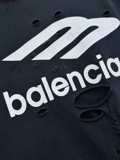 Balenciaga 25 Long-sleeved Tank Top Black Cotton 0035