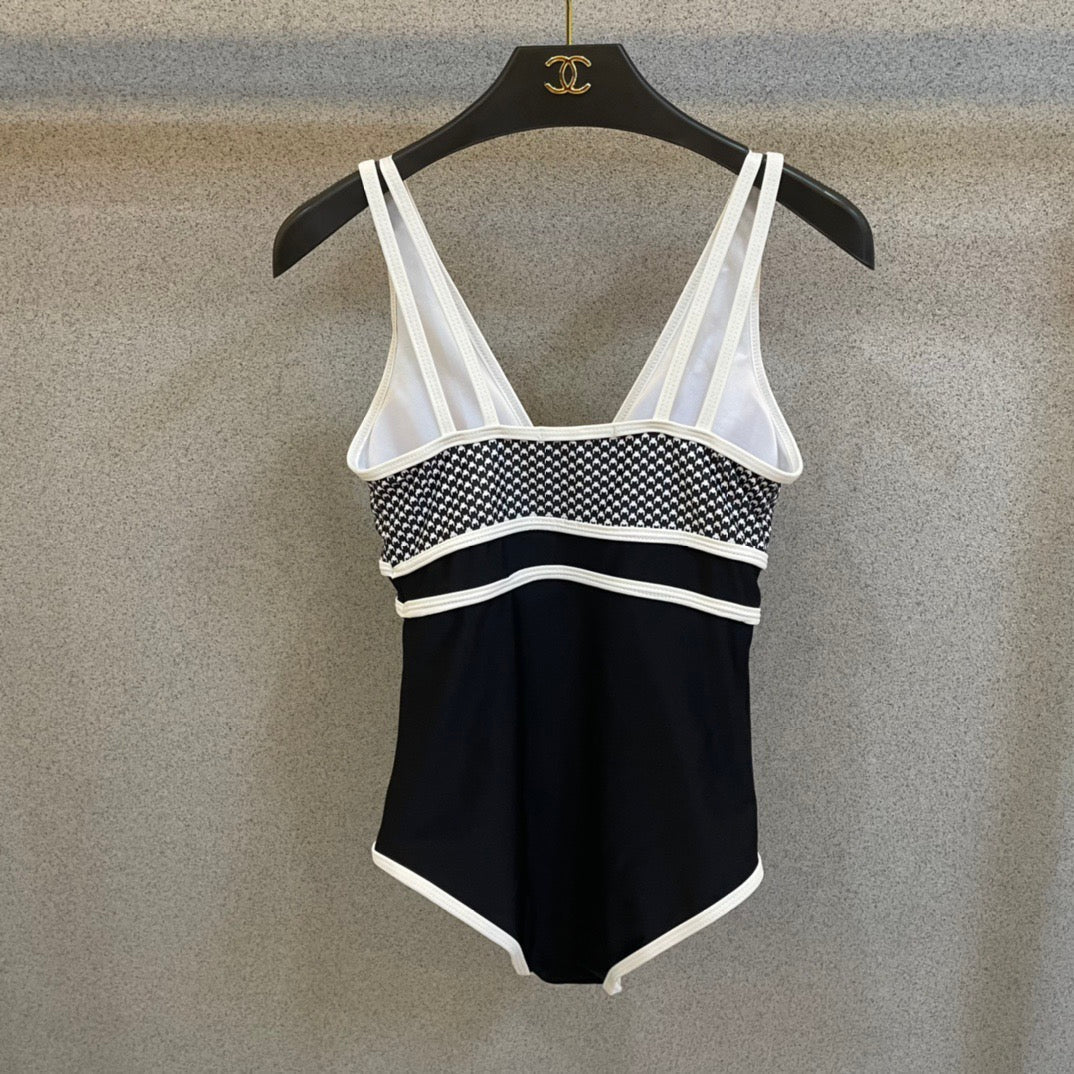 Chanel Swimsuits Black Cotton 180528