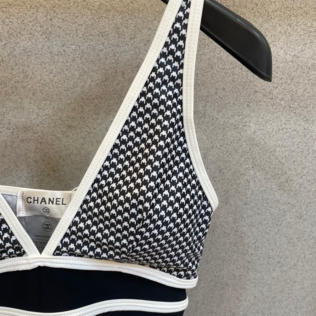 Chanel Swimsuits Black Cotton 180528