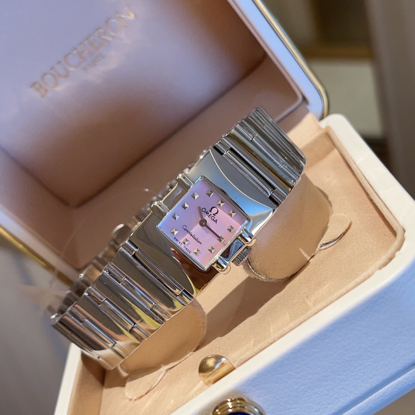 Omega Constellation 22mm Silver