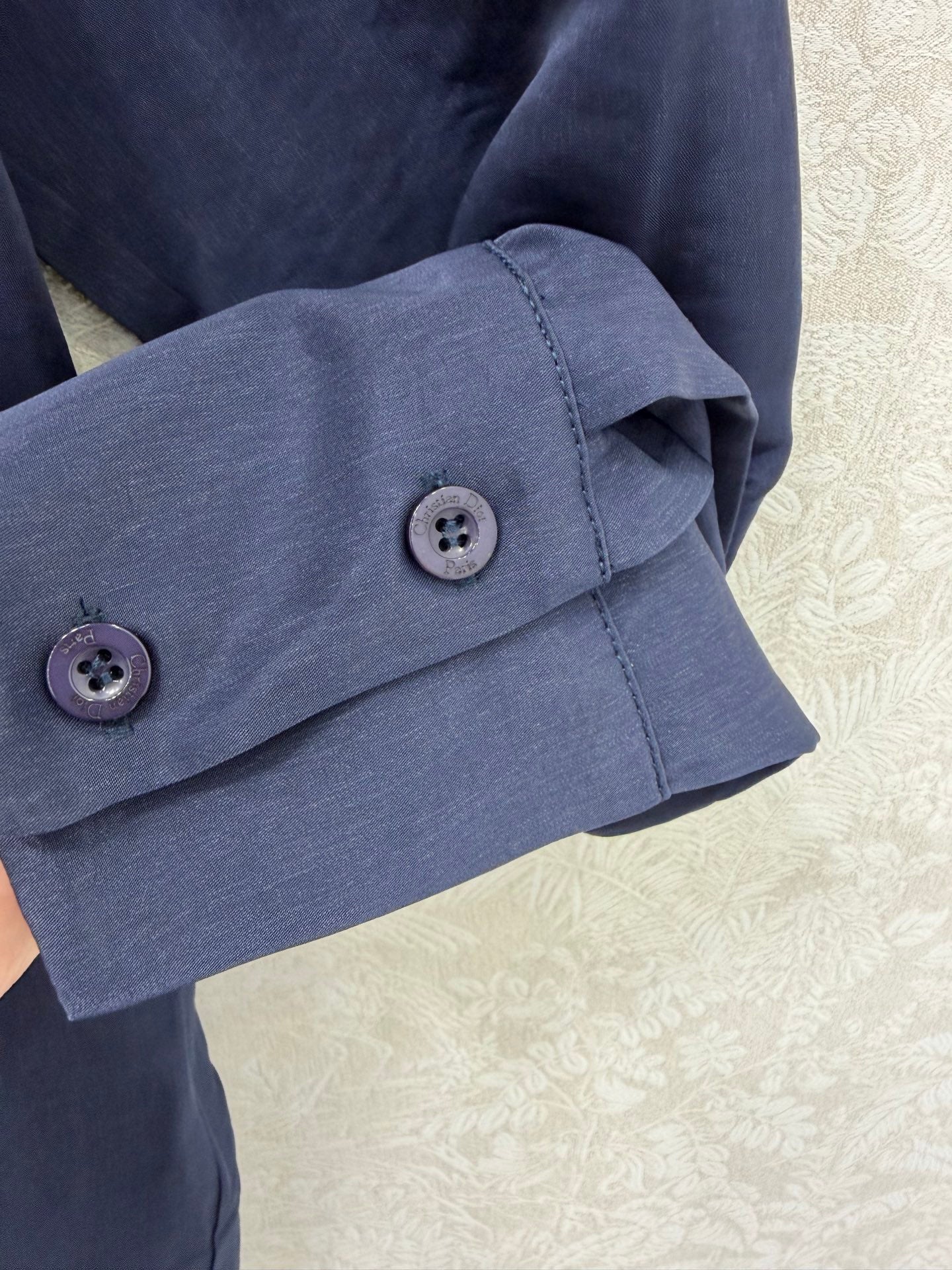 CD 26s Shirt Navy Blue Rayon Coppe 352029