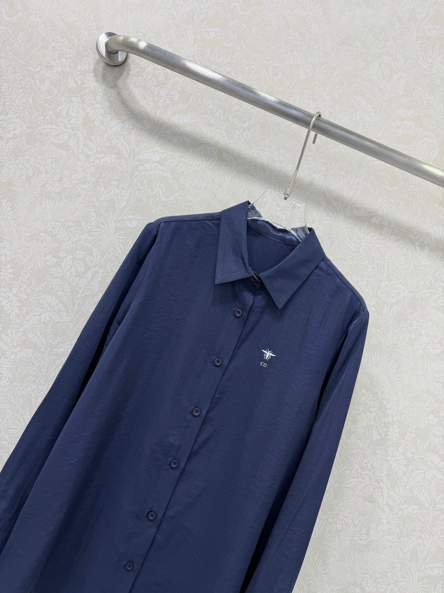 CD 26s Shirt Navy Blue Rayon Coppe 352029