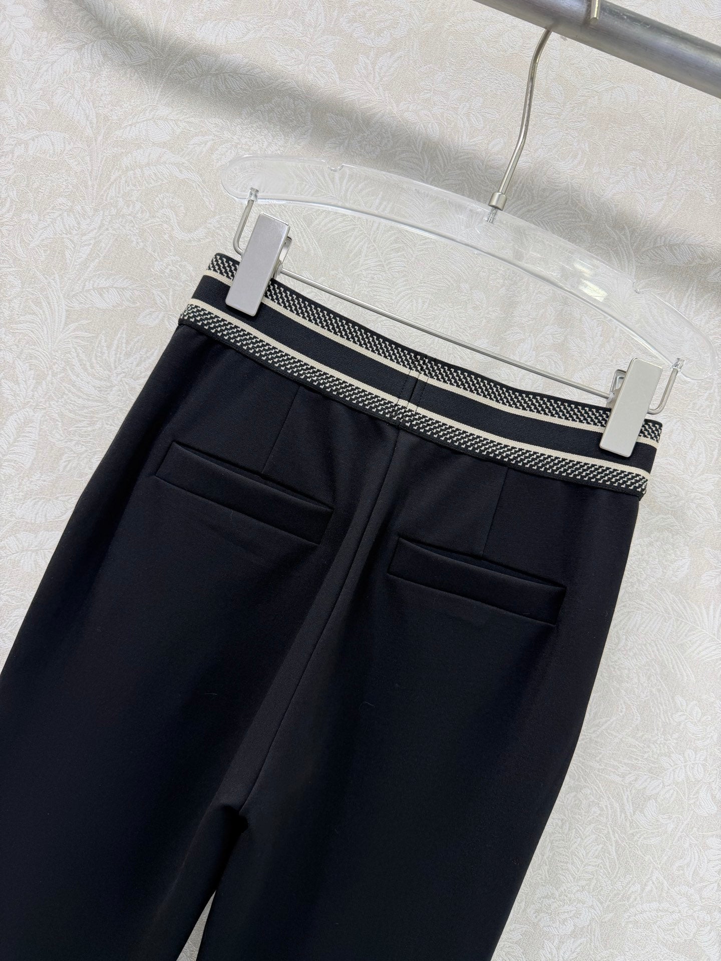 CD 26s Flared Trousers Black Nylon Rayon 352023