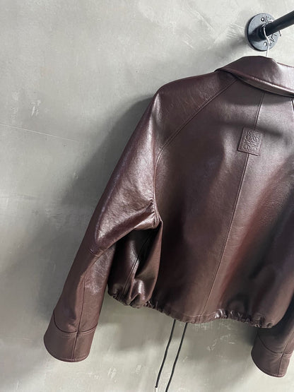 Loewe 2025 Leather Jacket Brown Sheepskin