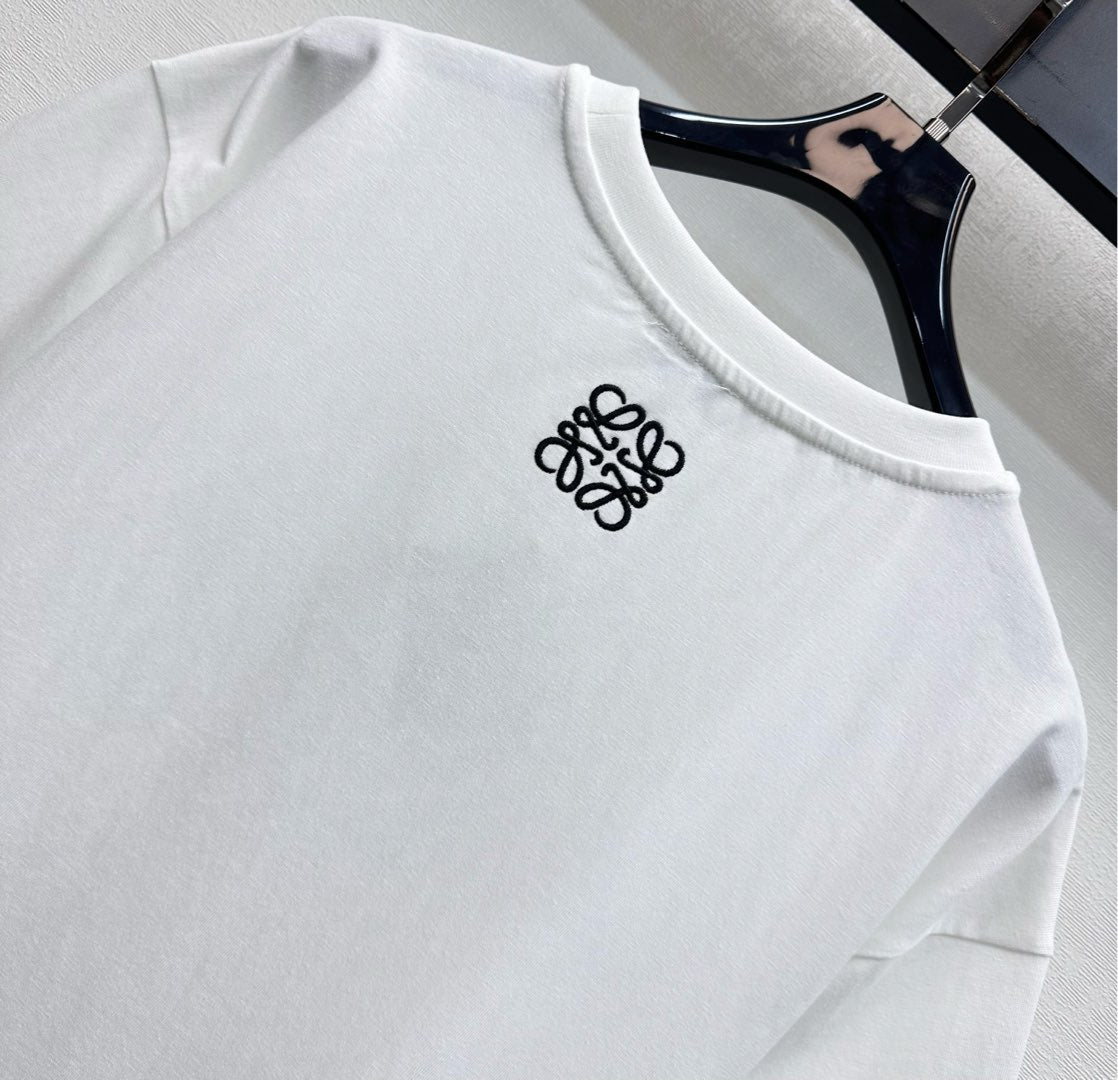 Loewe Printed T-shirt White Cotton-blend Jersey 341849