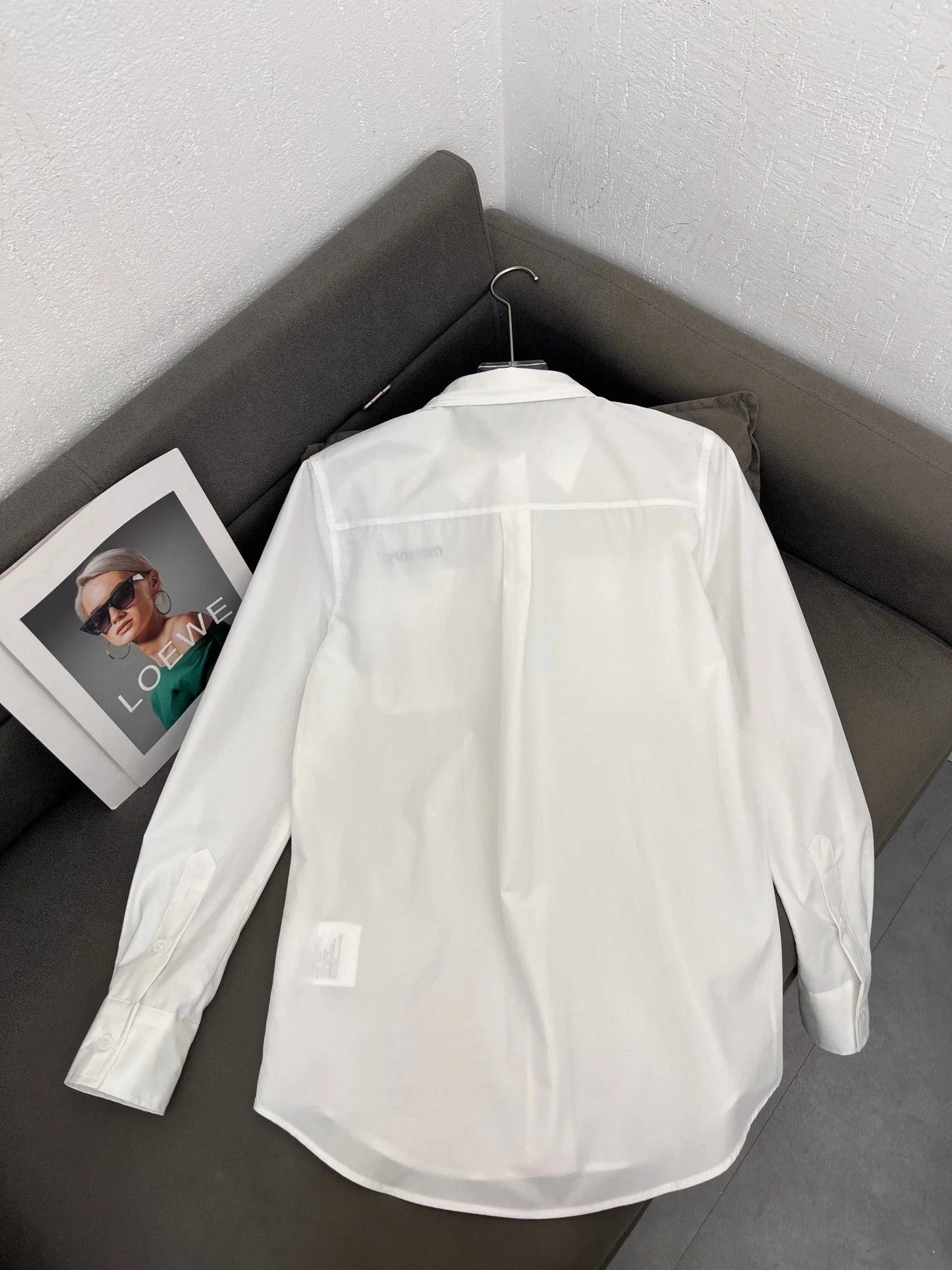 MIUMIU SHIRT AND SKIRT SET STYLE 28