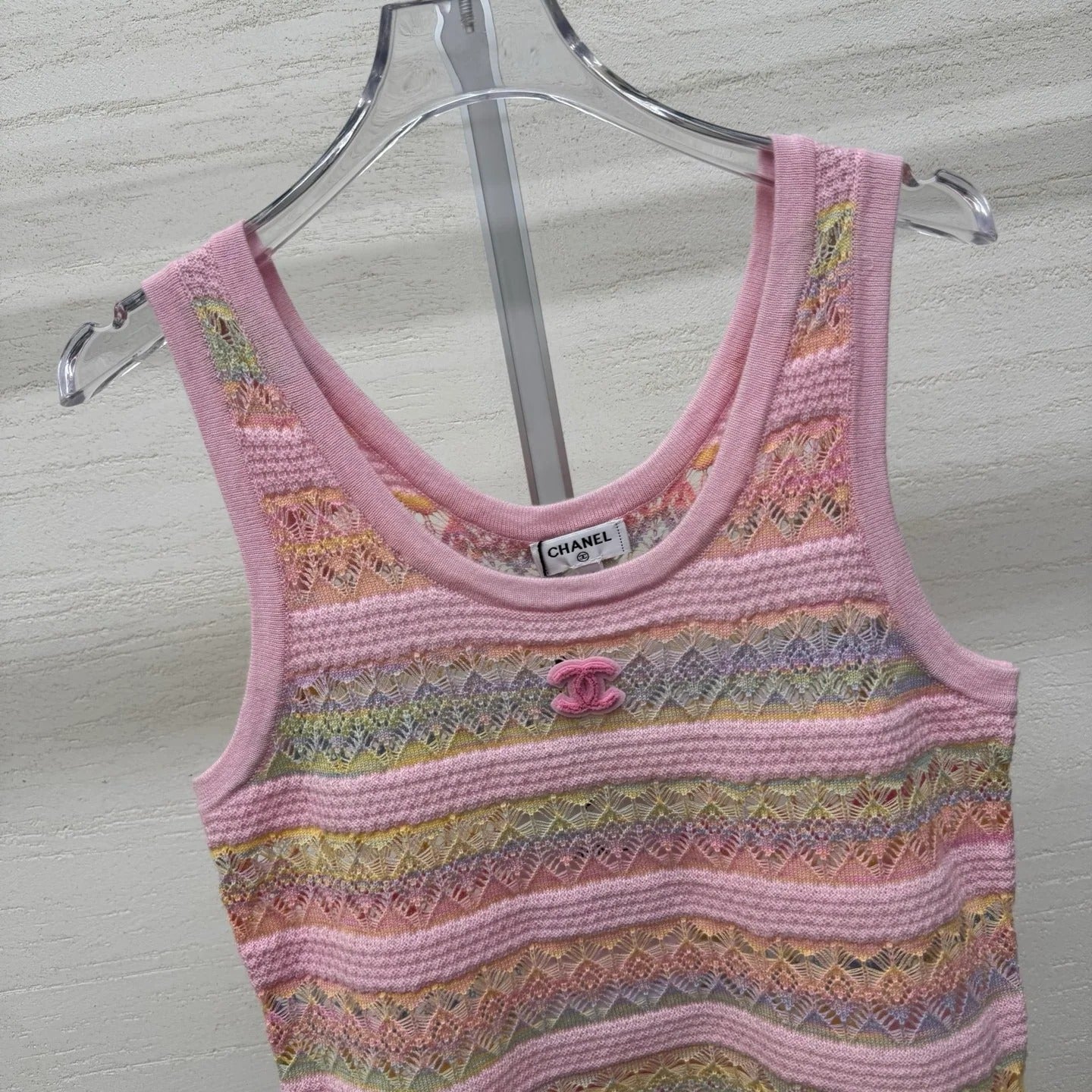 Chanel 2026 Crew Neck Vest Wool Acrylic 356917