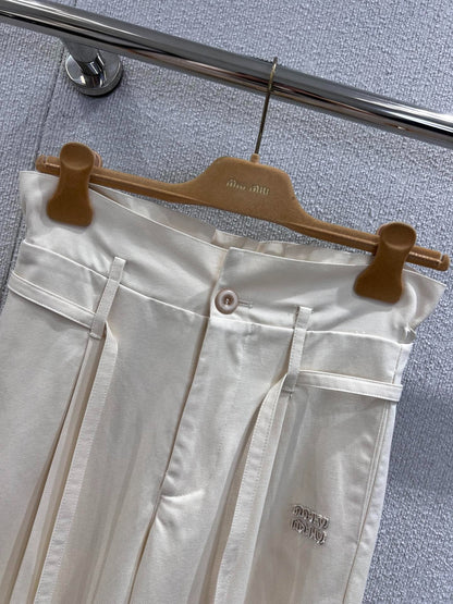 MIUMIU DRAWSTRING TROUSERS STYLE 6