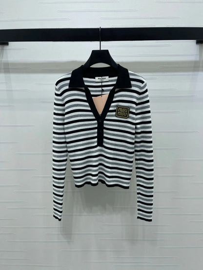 MIUMIU KNITTED SWEATER STYLE 453
