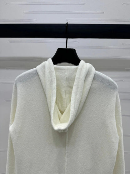 DIOR HOODED LONG-SLEEVE CARDIGAN 274929