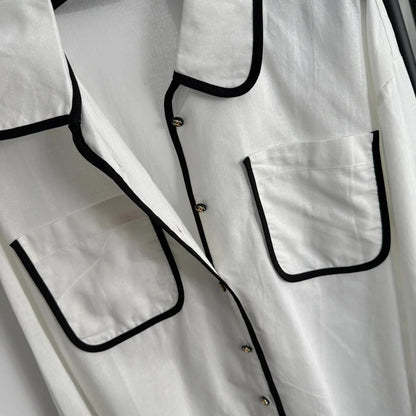CHANEL 25S LONG-SLEEVE SHIRT STYLE 126
