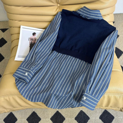 CHANEL SHIRT WITH SCARF DETAIL STYLE 51