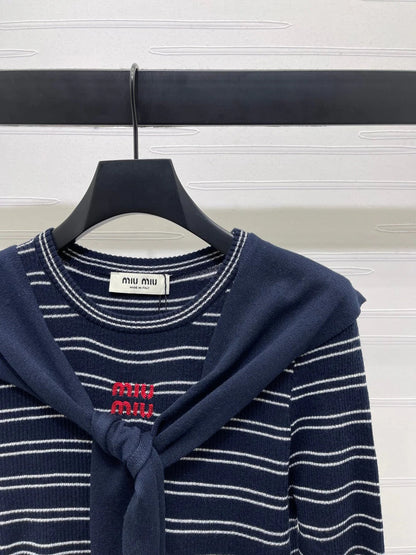 MIUMIU COWL NECK KNITTED SWEATER STYLE 481
