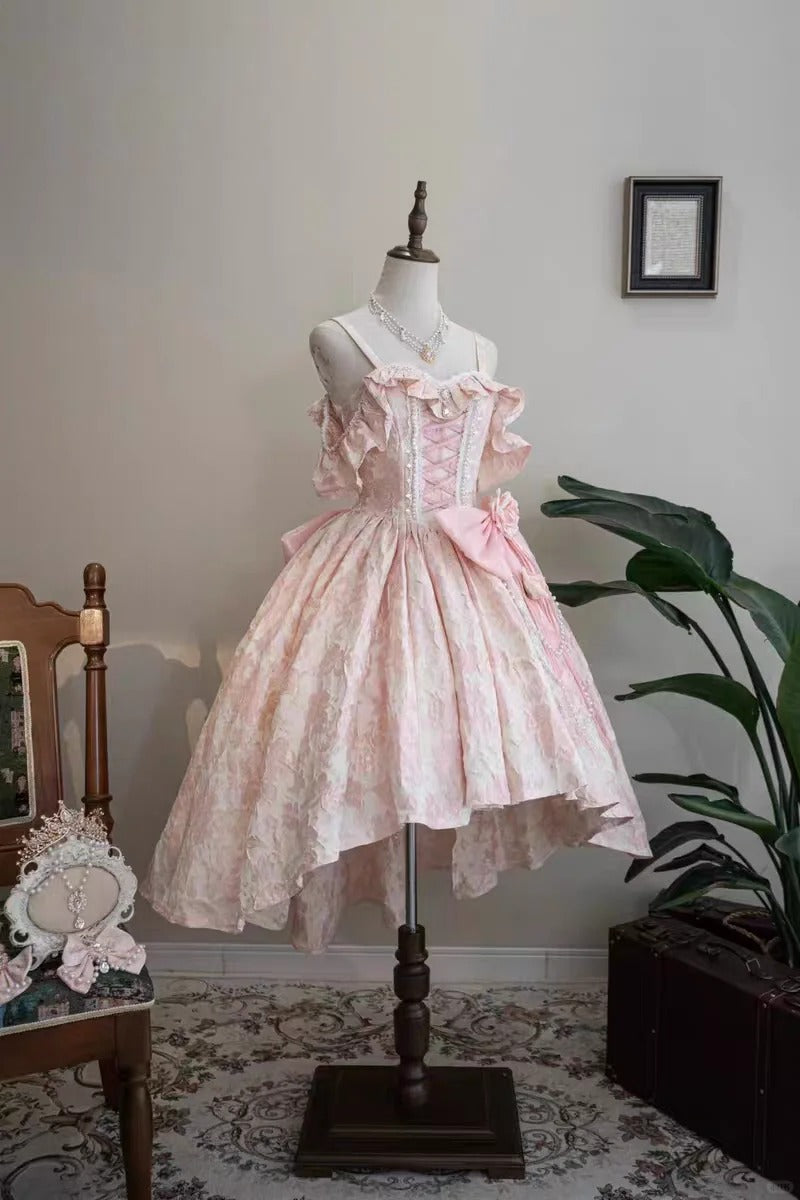 formaldressy-Pink dress, purple dress, blue dress, ivory dress, short dress, lolita dress, sweet dress, cute dress gh5140