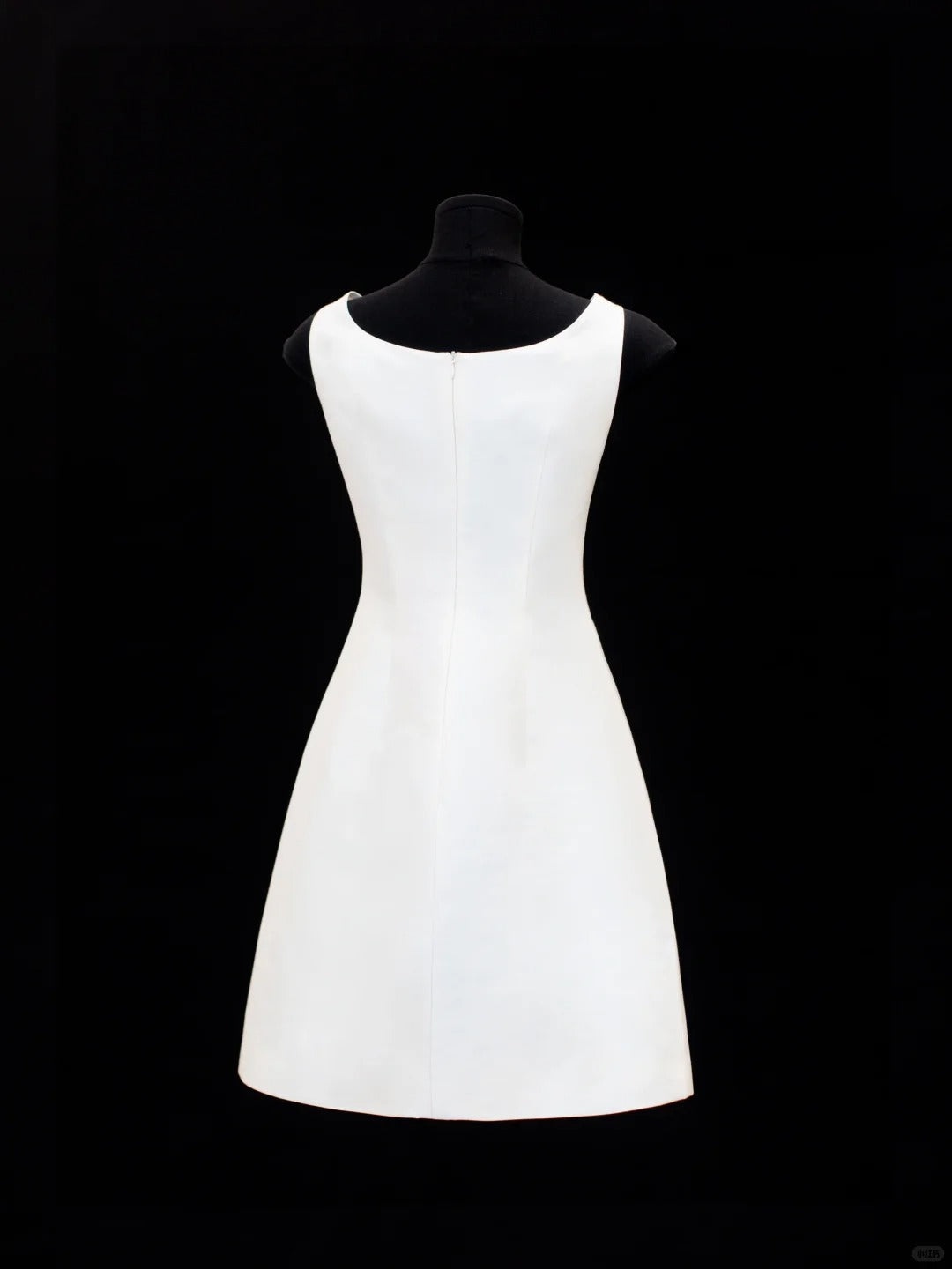 formaldressy-White exquisite and elegant fairy girl short satin homecoming dress birthday dress gh5373