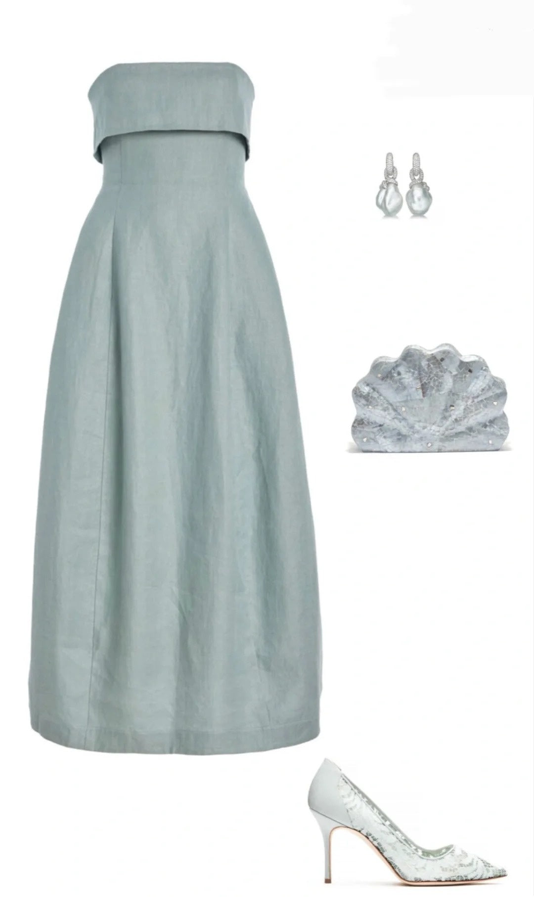formaldressy--Blue tube top fashion mid-length satin prom dress homecoming dress simple dress gh5737